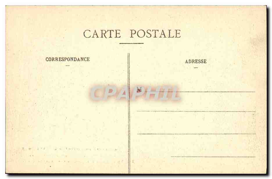 CPA Militaria Plateau de Gerbeviller Tranchees — Rückseite