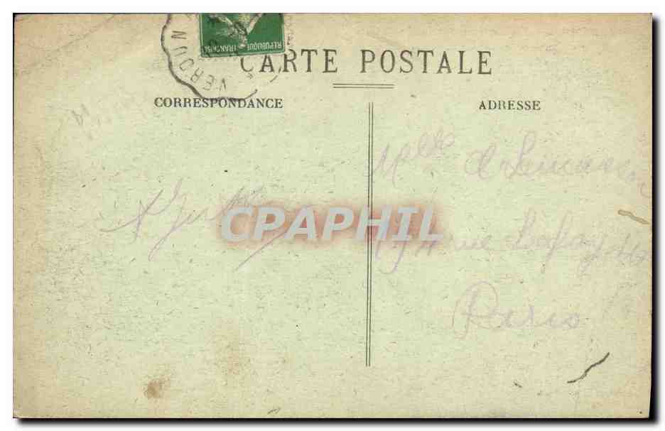 CPA Militaria St Mihiel La Brasserie avenue de la Gare — Rückseite
