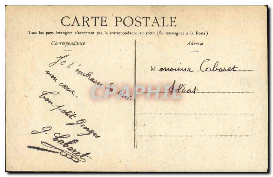 CPA Militaria Longwy en ruines  — Rückseite