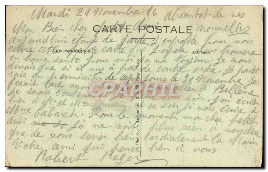 CPA Militaria La Grande Guerre Offensive Franco Anglaise de la Somme Hardecourt  — Rückseite