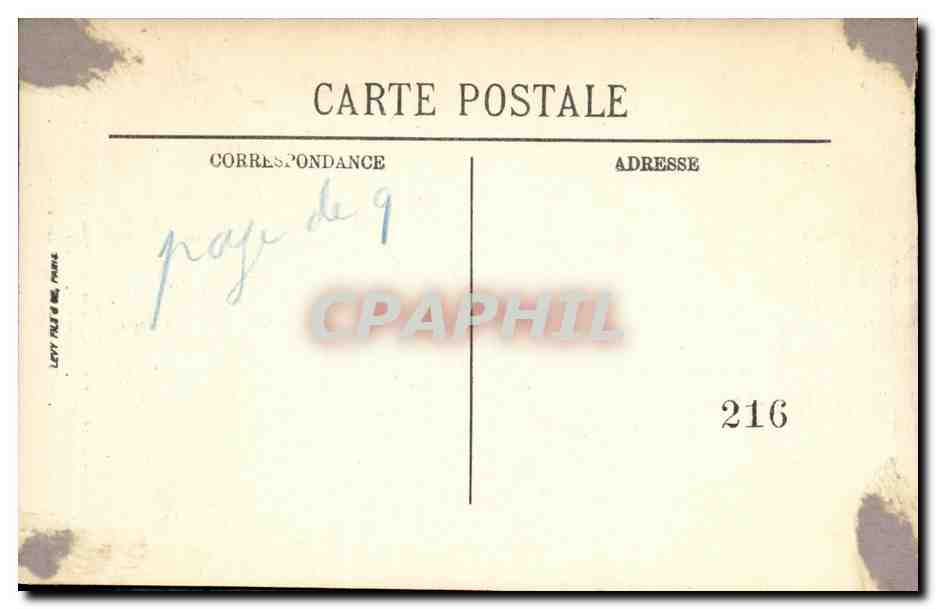 CPA Militaria Beauzeee L eglise apres le bombardement de l eglise  — Rückseite