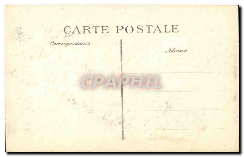 CPA Militaria Reims Bombardee Rue Grandval Interieur d un immeuble  — Rückseite