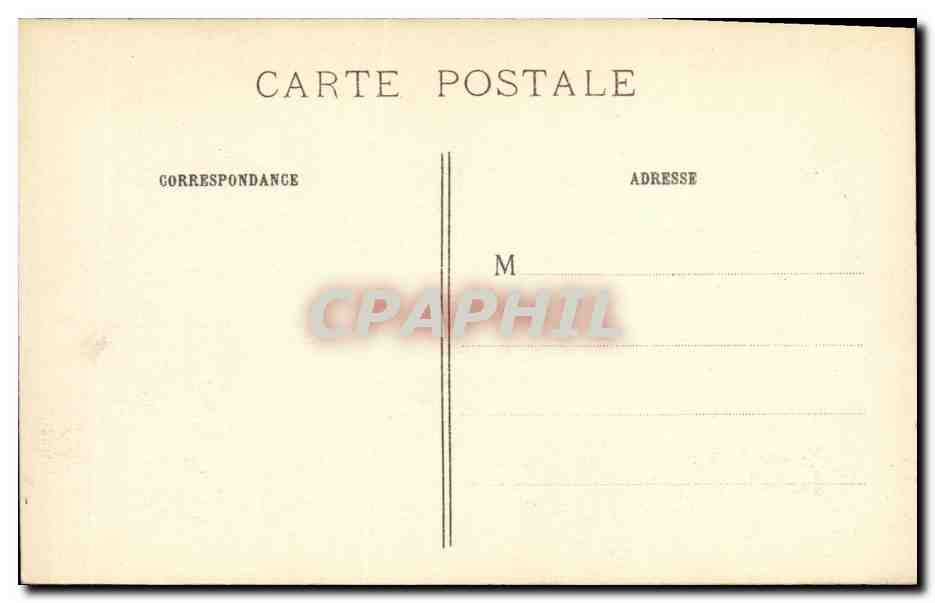 CPA Militaria Clermont En Argonne L Egliase apres le Terrible Bombardement — Rückseite