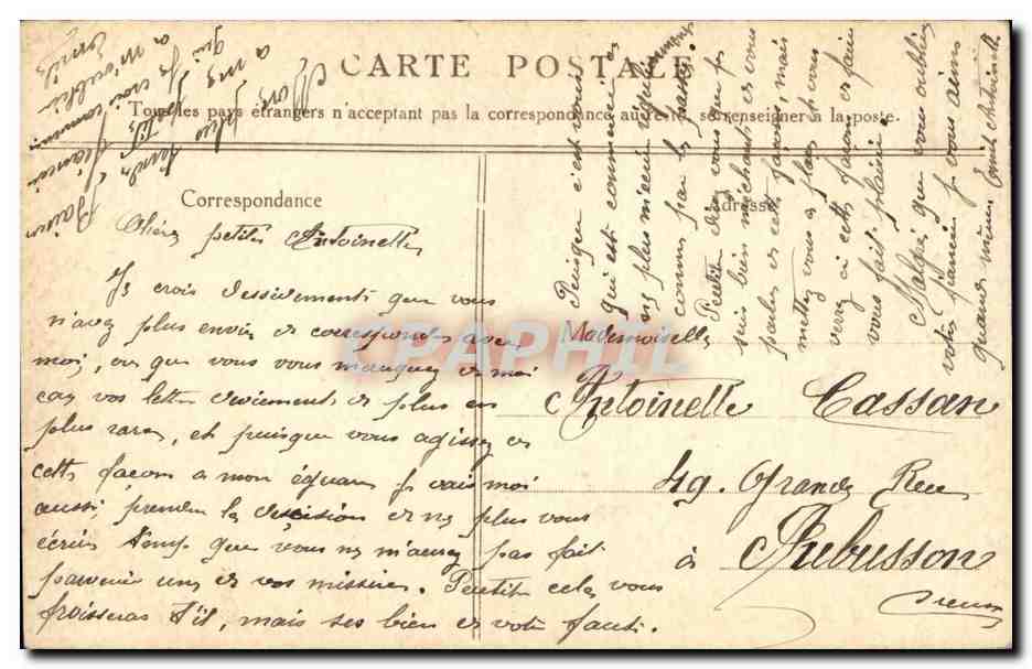 Un brin de toilette entre deux coups de feu — Guerre de 1914-15 — G. Mathière, Éditeur, 33 rue de Charonne, Paris — Rückseite
