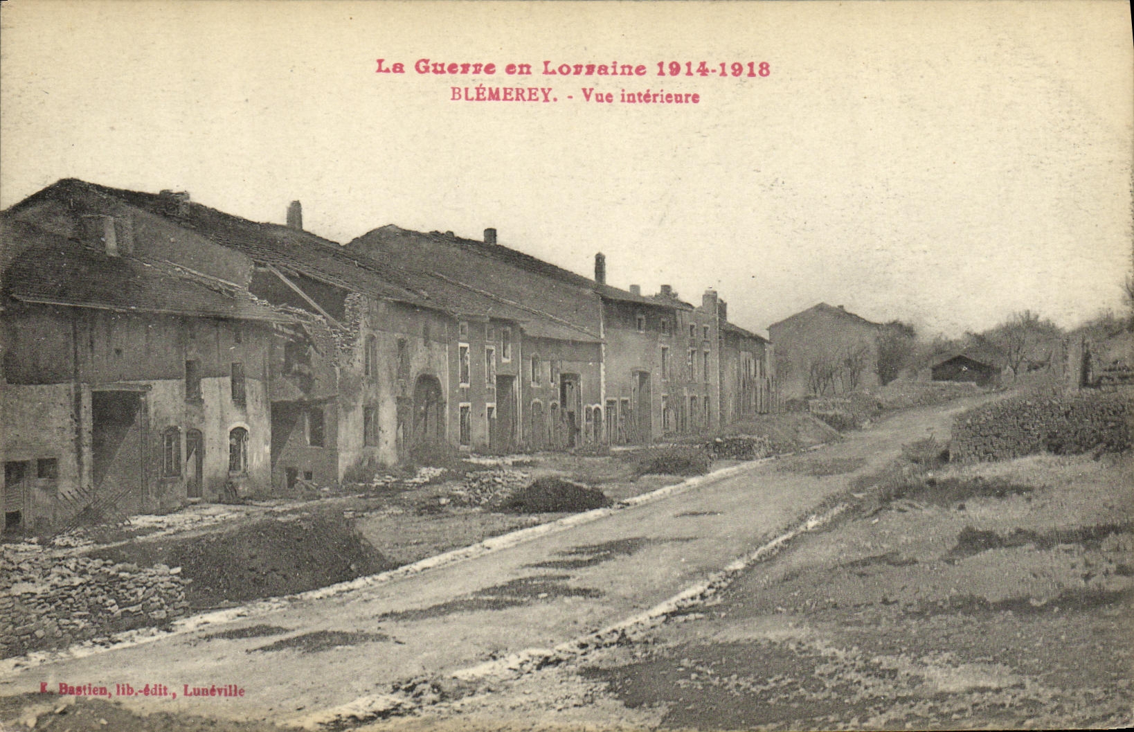 Blémérey — Vista interna — K. Bastien, lib.-editore, Lunéville