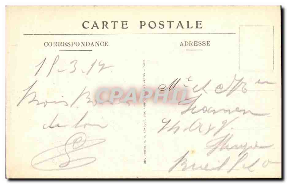CPA Militaria Tilloloy Interieur de L Eglise — Back