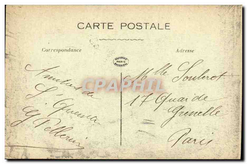 CPA Militaria Saint Quentin en Ruines Rue Saint Andre — Rückseite