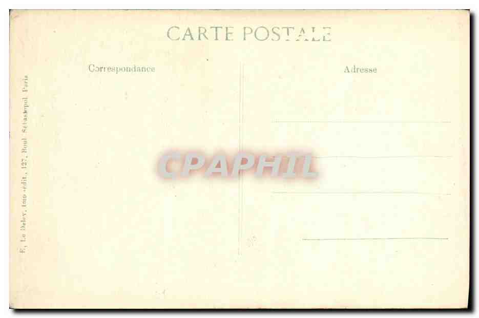 L'Épine, près Chalons-sur-Marne — ruines après 1914 — Éditeur E. Le Dabey, 12e série — Rückseite