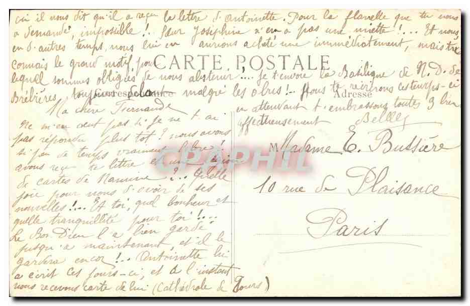 CPA Militaria Albert Maisons Bombardees par les Allemands — Back