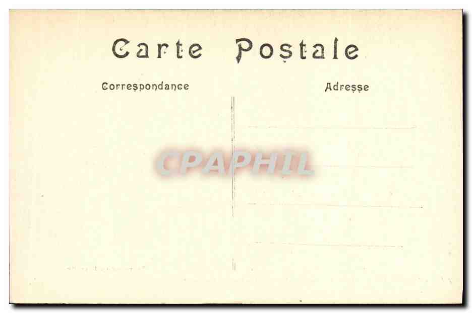 CPA Militaria Guerre De Soissons Maisons Bombardees Par les Allemands — Rückseite