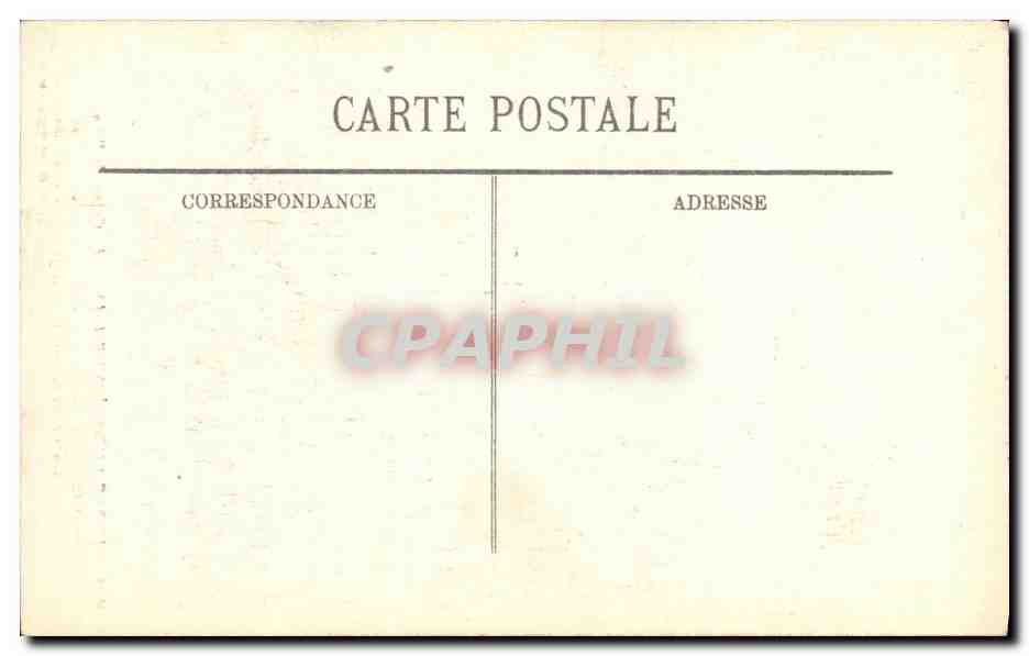 CPA Militaria Guerre Europeenne Le Crime de Reims rue des Elus  — Back