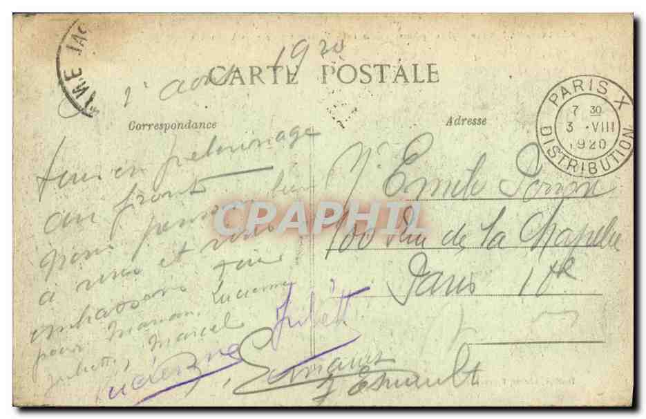 Berry-au-Bac (Aisne) — Les Crayères — Cote 108 — Versant tenu par les Allemands — Thrilliller, éditeur, Épernay — Reverso