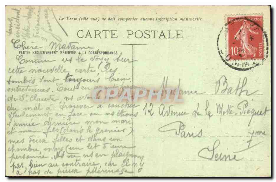 CPA Militaria Proyart Le Cimetiere militaire francais  — Back