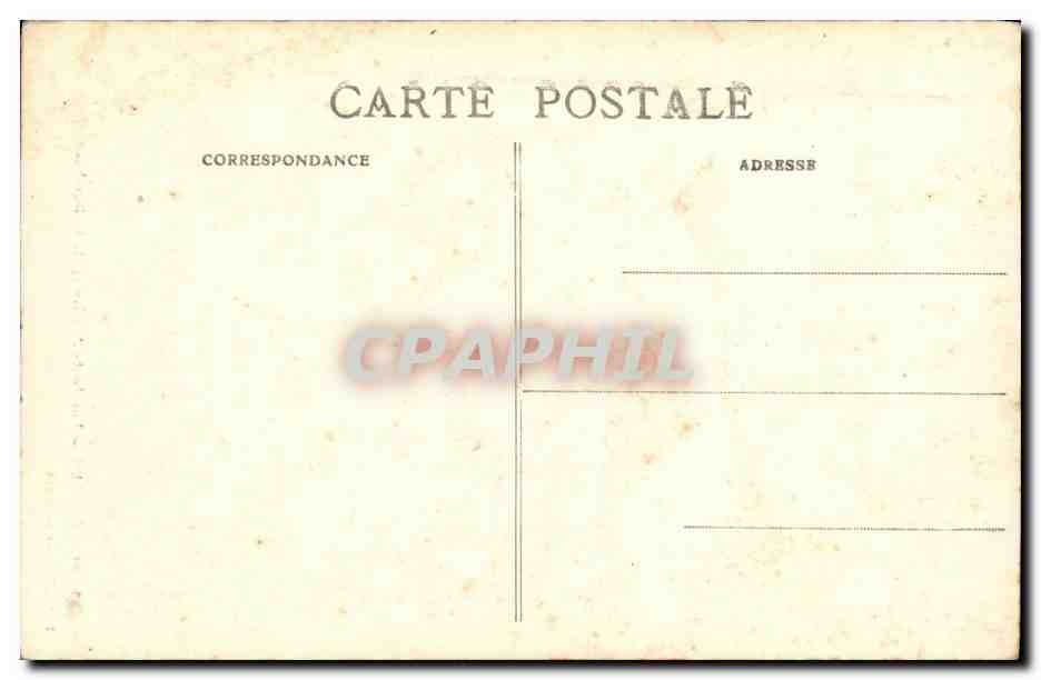 Sommesous — Entrée de l'église après le bombardement — Bazar Militaire A. Nieps — Reverso