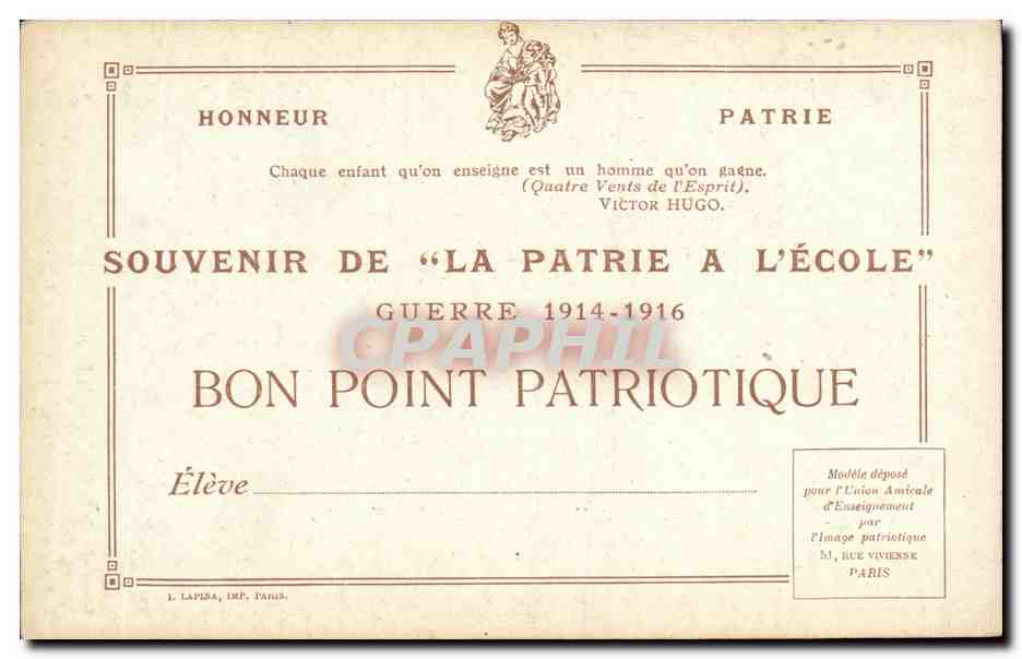 CPA Militaria Reims Cathedrale  — Rückseite
