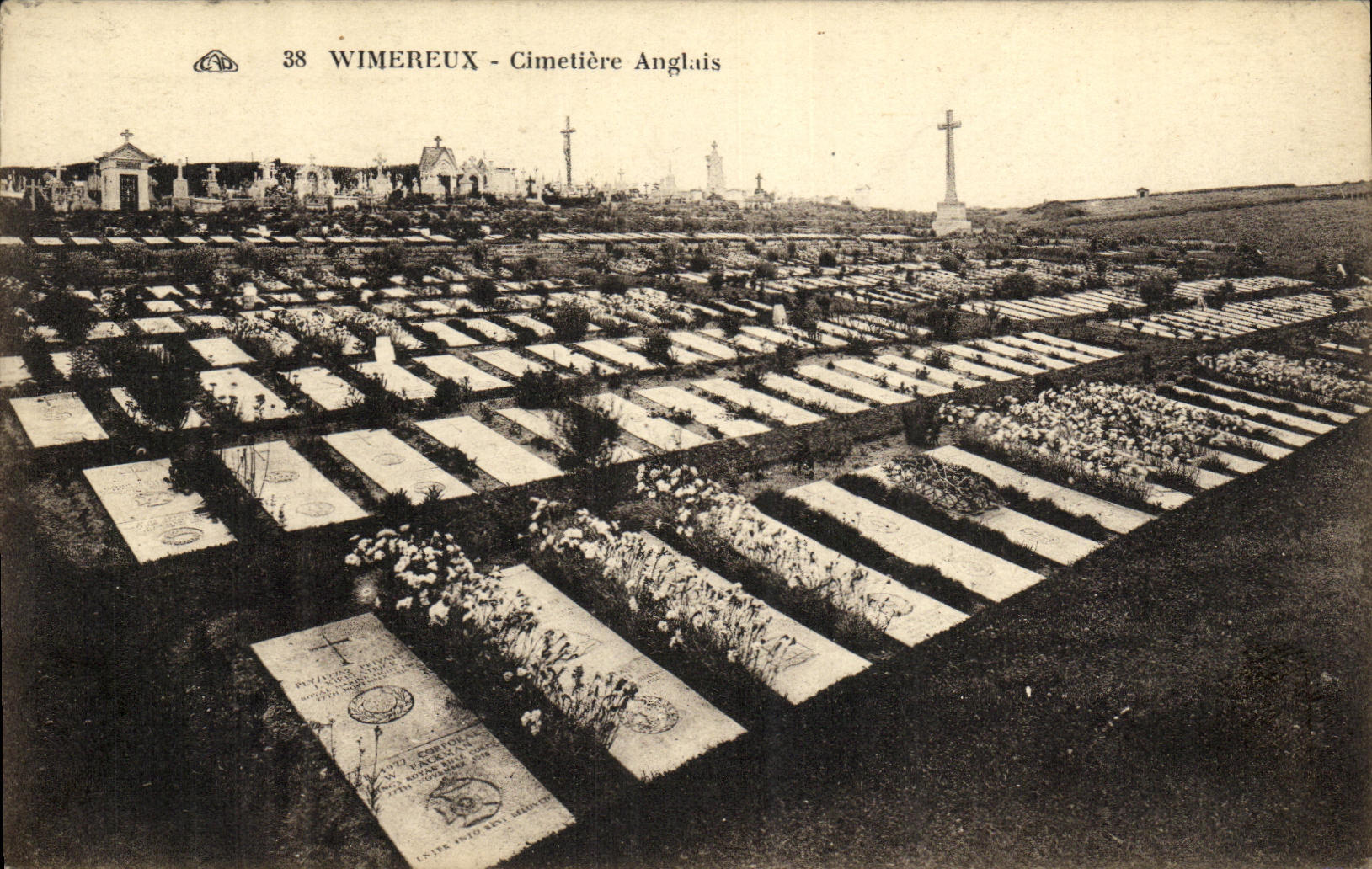 CPA Militaria Wimereux Cimetiere Anglais