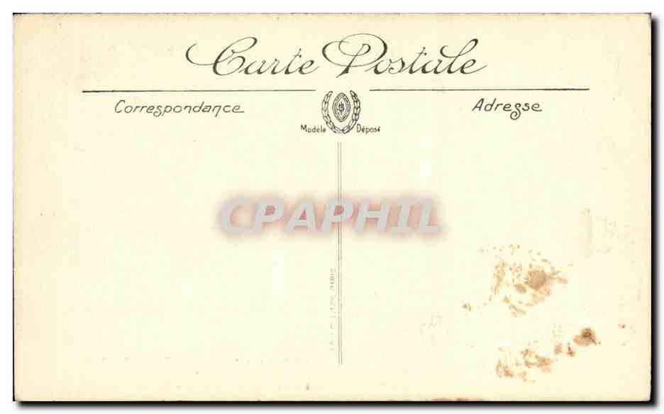 CPA Militaria La Guerre Vue d ensemble d un Quarter Albert — Rückseite