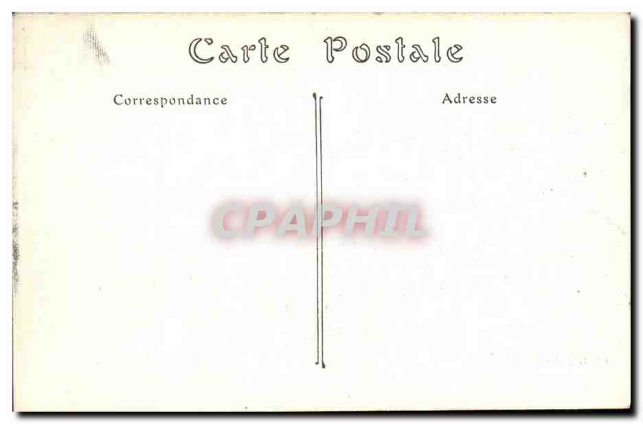 CPA Militaria Campagne La Chathedrale de Reims en Feu — Verso