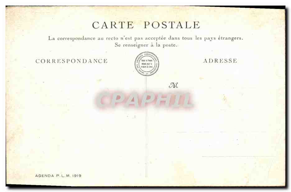CPA Militaria Rollot Somme La Rue De L Eglise — Back