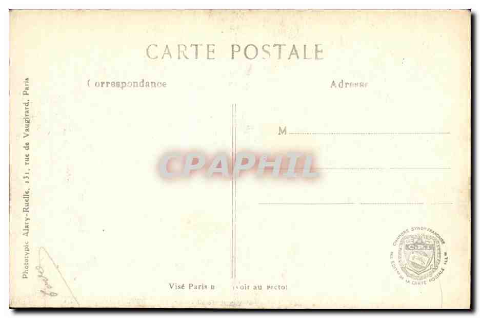 CPA Militaria Nieuport La Gare a Resiste en partie au Bombardement  — Rückseite