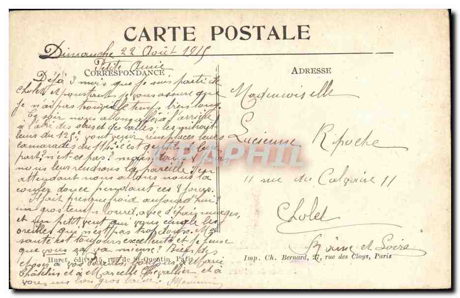 CPA Militaria Guerre Chaulnes Barricade allemande dans le Village — Back