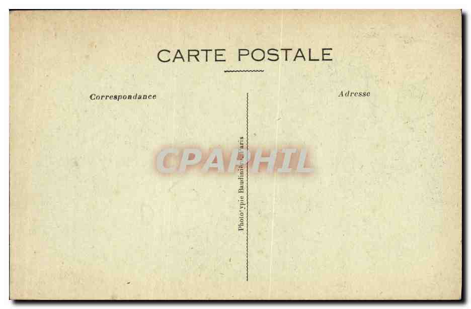 Verdun (Meuse) — Eine Zerstörte Straße — Baudin, Verleger Bar-le-Duc - Vise Paris 218 — Rückseite