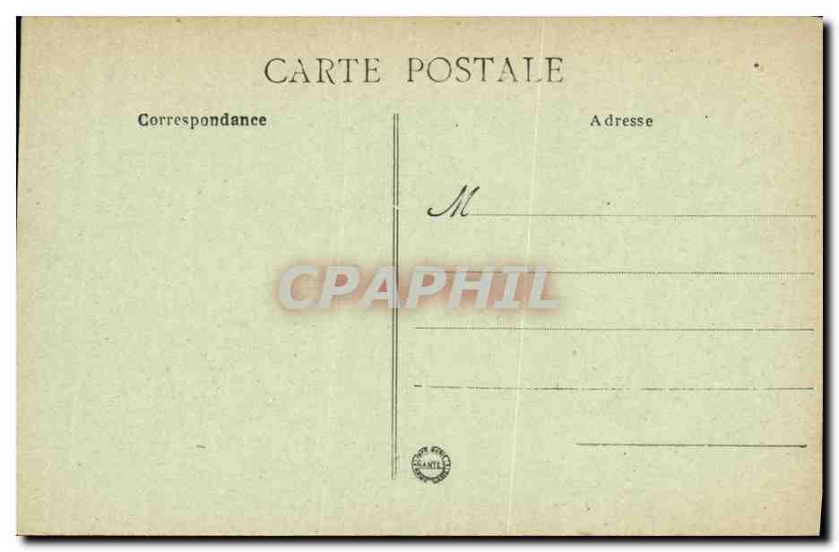 Suippes (Marne) — Die Rathausplatz — Ruinen nach dem Krieg 1914-17 — Rückseite