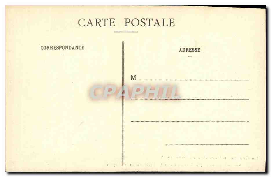 CPA Gerbeviller Apres le bombardement L interieur de la chapelle Militaria — Rückseite