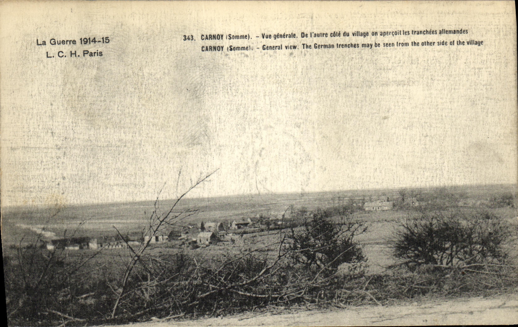 Carnoy (Somme) — Vue générale — L.C.H. Paris n°343