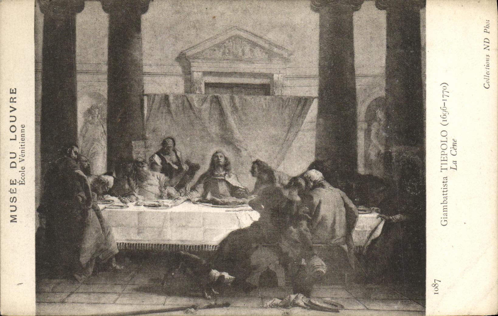 La Cène — Giambattista Tiepolo (1696-1770) — Musée du Louvre, École Vénitienne
