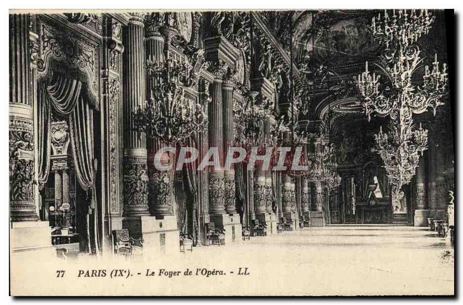 CPA Paris Le Foyer de L Opera