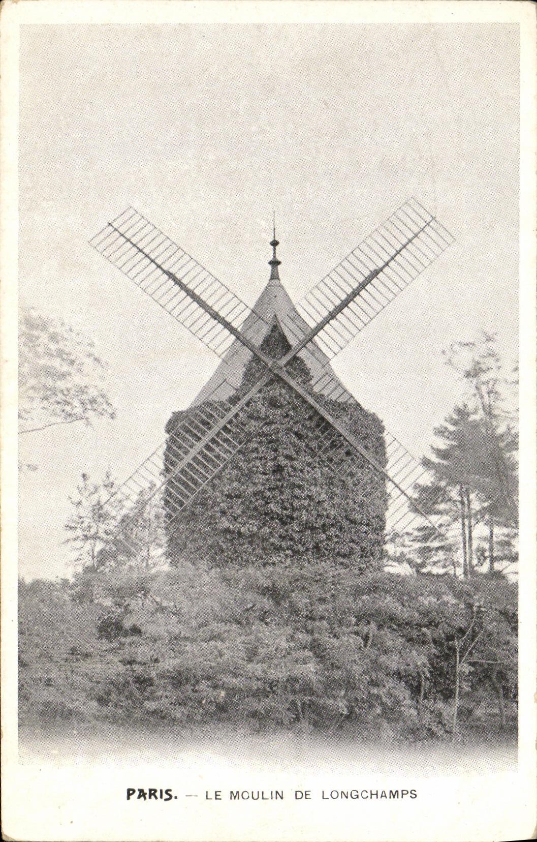 CPA Paris Le Moulin de Longchamps