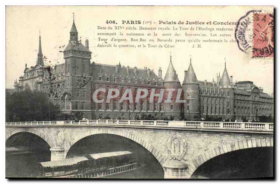 CPA Paris Palais de Justice et Conciergerie 