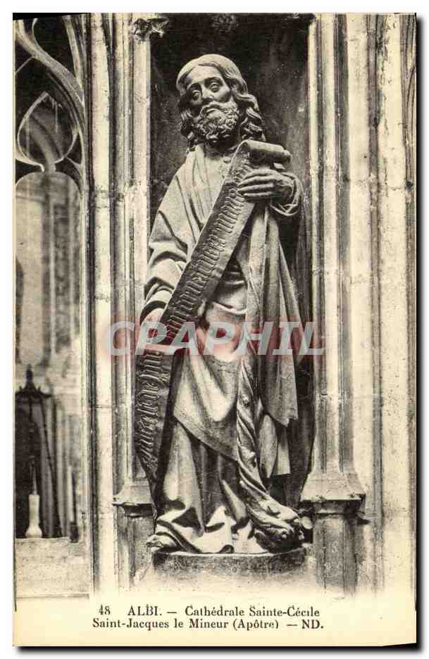 Albi — Cathédrale Sainte-Cécile — Statue de Saint-Jacques le Mineur (Apôtre) — N°48