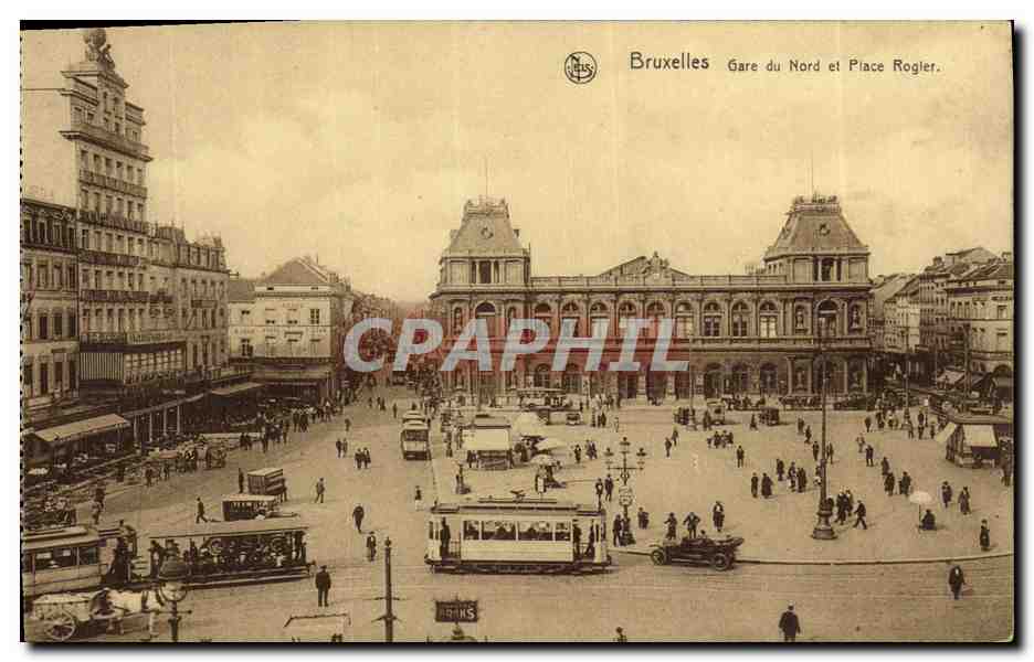 CPA Bruxelles Gare du Nord