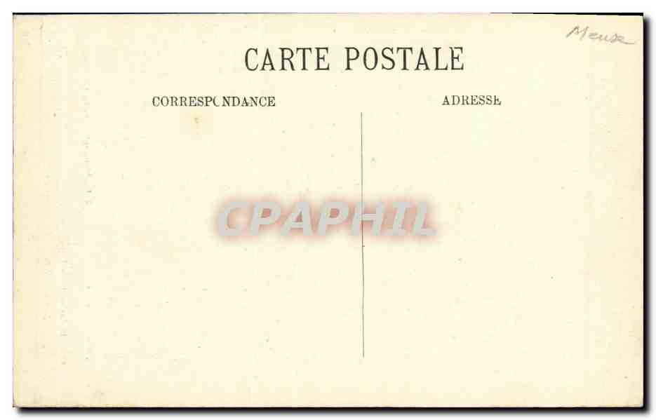 CPA Militaria Nettancourt Interieur de l eglise  — Rückseite
