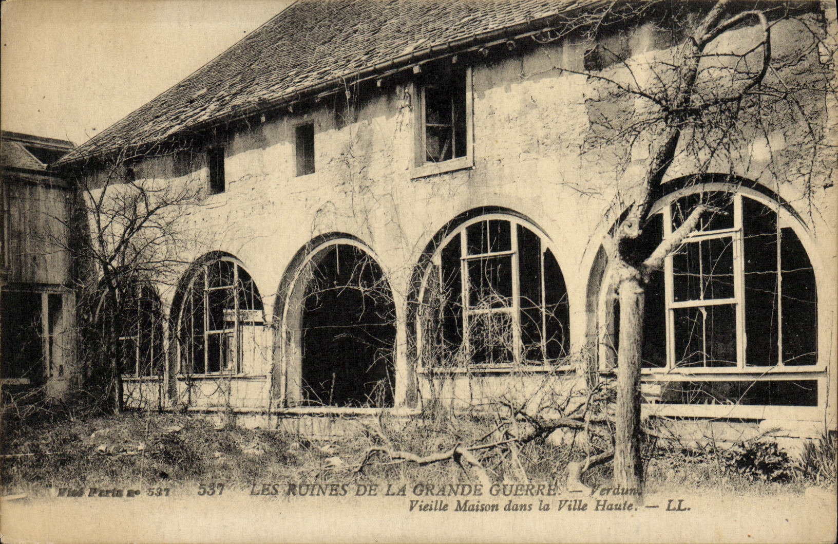 Ruinen des Großen Krieges — Verdun — LL. — Vieux Perta n° 537