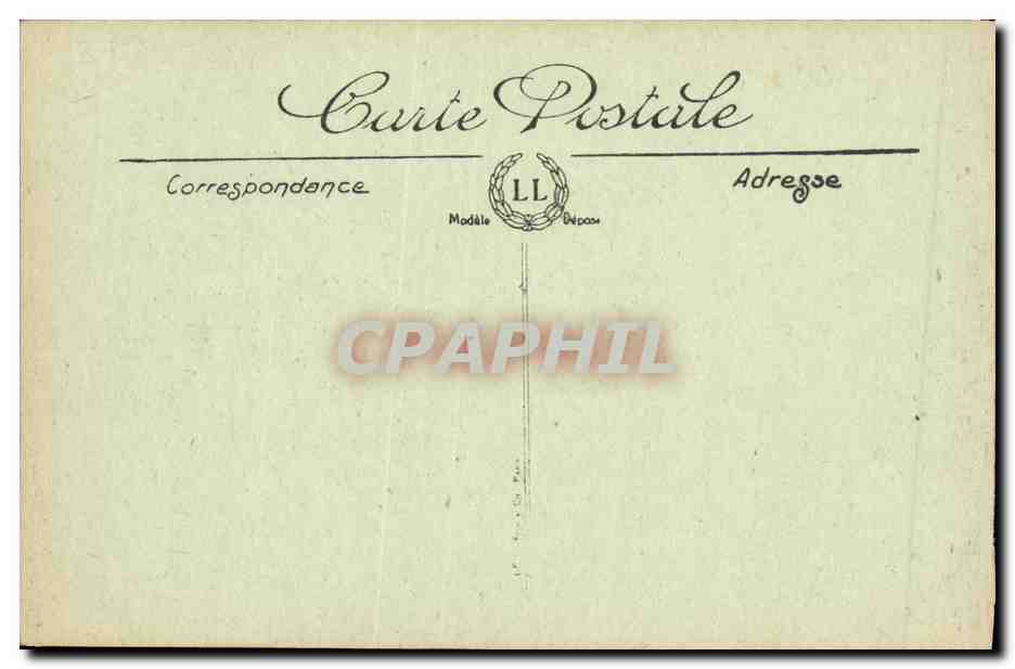 Verdun — Tour de la Cathédrale et Quartier détruit — Vizée Paris n° 811 — Achterkant