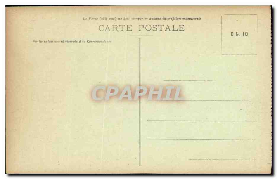 CPA Militaria Reims dans les Ruines apres la retraite des allemands Rue de Vesle  — Rückseite