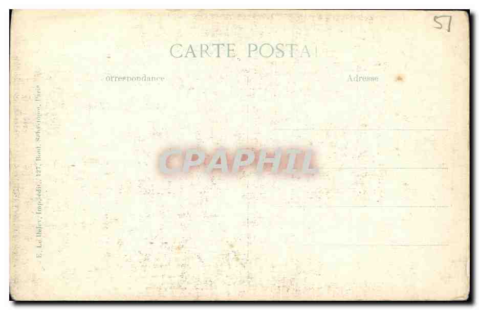 CPA Militaria Reims La Cathedrale Parte gauche  — Verso