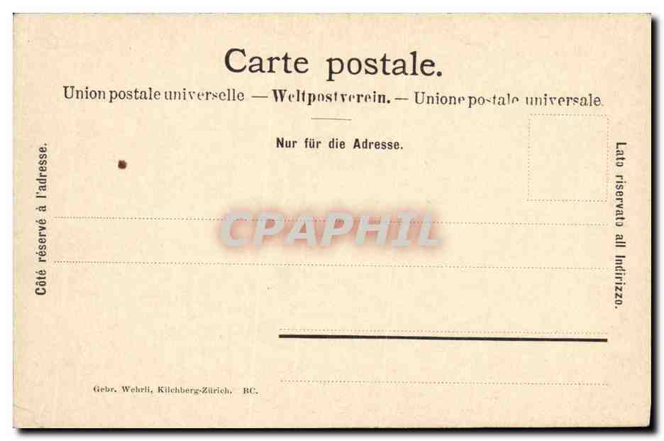 CPA Aldelboden Grd Hotel Adelbaden — Rückseite