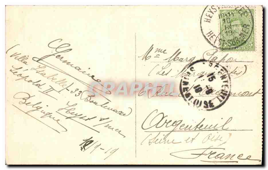 CPA Militaria Zeebrugge Canons allemands captures — Rückseite