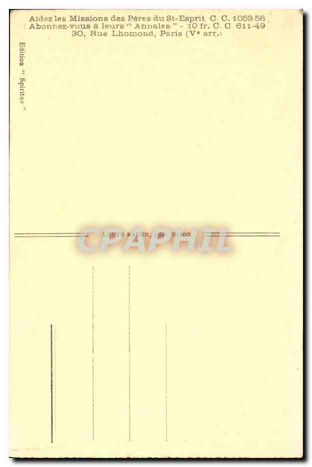 CPA Militaria Zanzibar Une Jeune femme Kikouyou — Back