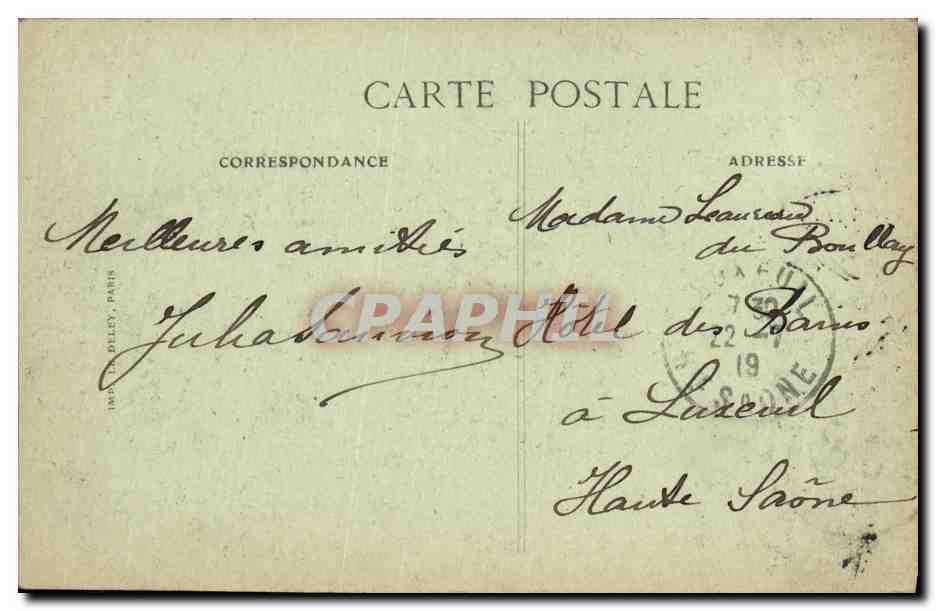 Les fêtes de la Victoire à Paris — 13 juillet 1919 — M. Poincaré, le Maréchal Joffre, le Maréchal Foch — Reverso