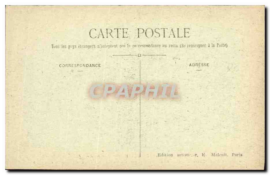 CPA Militaria Fetes de la Victoire 14 juillet 1919 Remise de la palme d or par la ville de Versailles au Marechal Foch  — Rückseite
