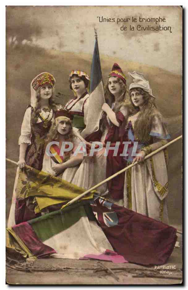 CPA Militaria Unies Pour le triomphe Femmes