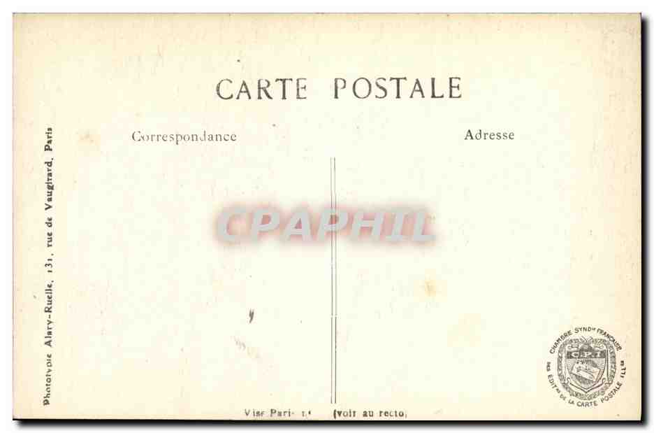 CPA Militaria Betheny Maisons Pillees et detruites par les allemands Militaria — Back