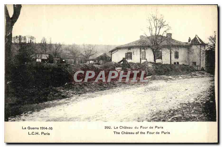 CPA Militaria Le chateau du four de Paris 