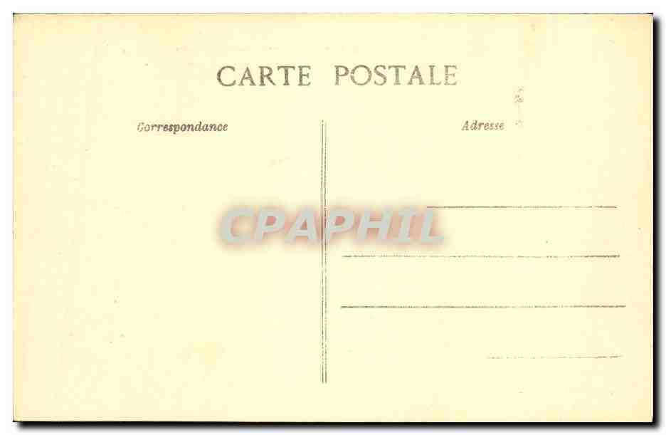 CPA Militaria Reims Dans Les Ruines apres la retraite des allemands Place d Erlon vers la cathedrale  — Rückseite