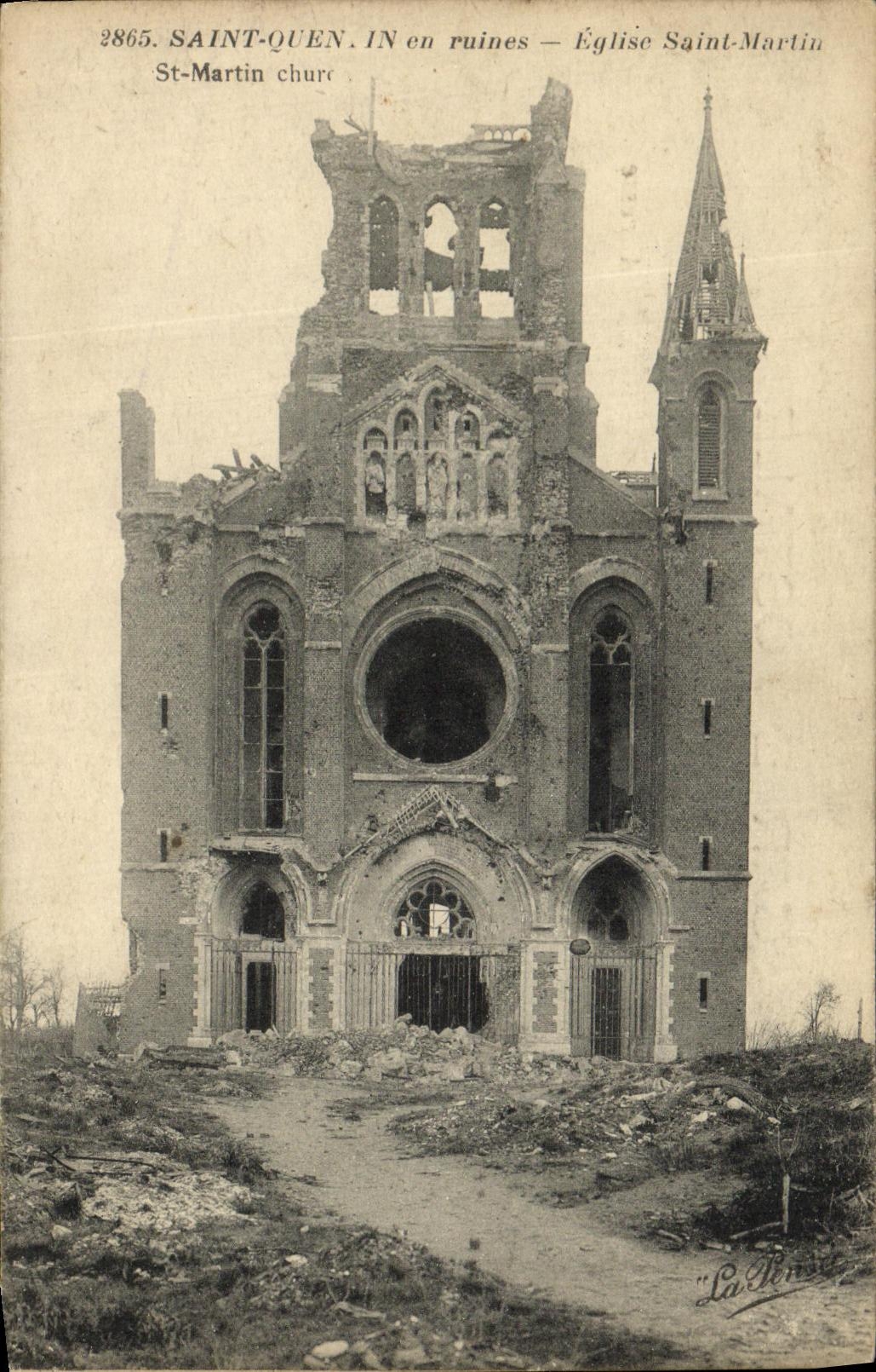 Saint-Quentin in rovine — Chiesa di San Martino — La Renée
